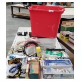 Tote full of Hardware