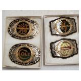4 Belt Buckles inc/