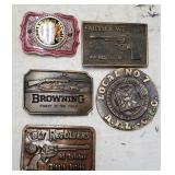 5 Belt Buckles inc/