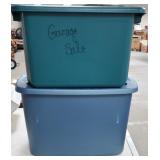 2 Storage Totes w/ Lids