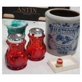 Coin Glass, Mattoon, IL Stoneware