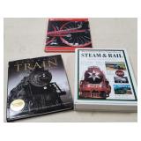 3 Nice Train Coffee Table Books