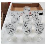 Silver Floral Goblets