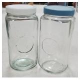2 - Half Gallon Golden Harvest Canning Jars