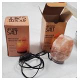 2 New Salt Lamps In Boxes