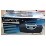 CD Radio Boom Box w/ Cassette