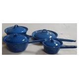 Granite Pans w/ Lids