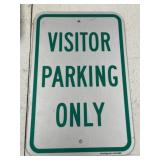 12" x 18" Plastic Visitor Parking Sign