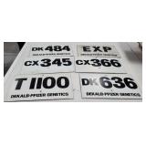 6 DeKalb Seed Corn Signs