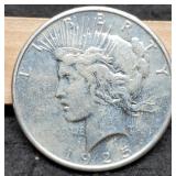 1925 Peace Dollar AU