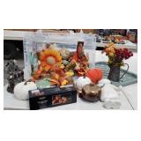 Tote Full of Fall Decorations