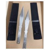 Throwing Knives & Nylon Sheaths