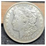 1921-D Morgan Dollar Unc.