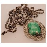 26" Sterling Silver Chain & Pendant