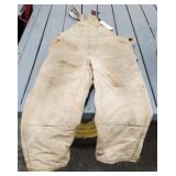 Used Carhartt Insulated Bibs