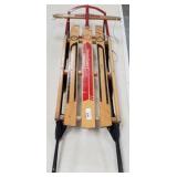56" Wood Snow Sled