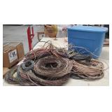 Tote w/ Lid Full of Copper Wire