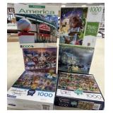 6 - 1000 Piece Jigsaw Puzzles