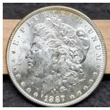 1887 Morgan Dollar MS