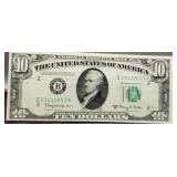 1950E $10 FR Note Uncirculated