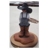 Resin Cowboy Statue
