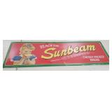 42" Sunbeam Bread Metal Sign