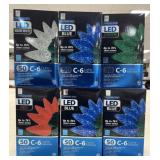 6 Boxes - 50cnt C6 Holiday Lights Sets