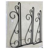 3 Decorative Metal Flag Hangers