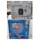 Electric Fan & Ceramic Heater