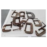 Lot of C Clamps