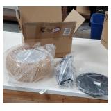 New Lamp Kit w/ Wicker Shade