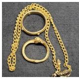 Joan Rivers Heavy Costume Metal Leopard Belt