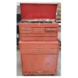 2pc Rolling Tool Box & Cabinets