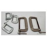 3 6" C Clamps