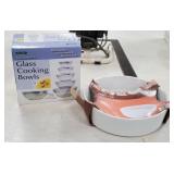 New Glass Bowls & Serving Dish