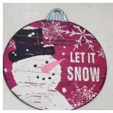 21" Wood Christmas Plaque