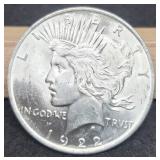1922 Peace Dollar Unc.