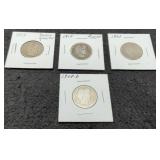 (4) Barber Quarters: 1901, 08-D, 2-15