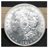 1921-D Morgan Dollar MS61