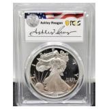 1999 Slab Proof Silver Eagle PCGS PR69 DCAM