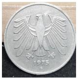 1975 German 5 Mark