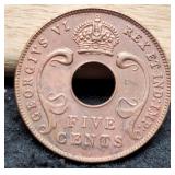 1941 East Africa Nickel