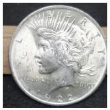 1922 Peace Dollar Unc.