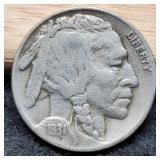 1931-S Buffalo Nickel F