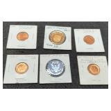 (6) U.S. Mint Medallions