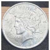1922 Peace Dollar AU