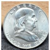 1958-D F. Half Dollar MS63