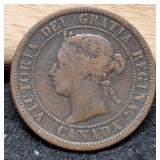 1887 Canada Large Cent Nice
