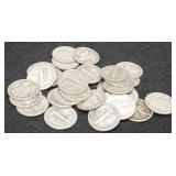 (30) Mercury Dimes