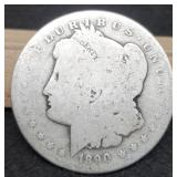 1890-O Morgan Dollar AG
